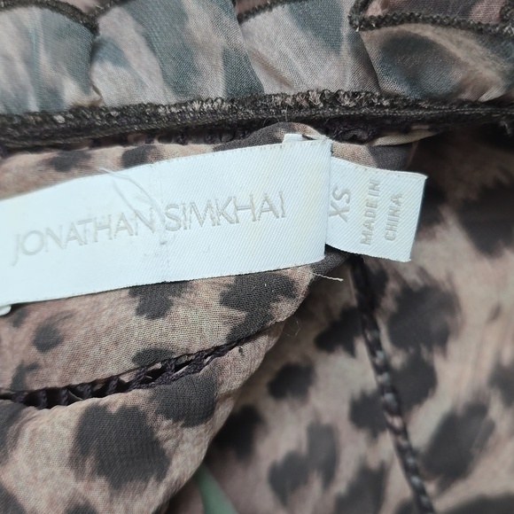 Jonathan Simkhai Felicity Chiffon Blouse - Picture 10 of 15